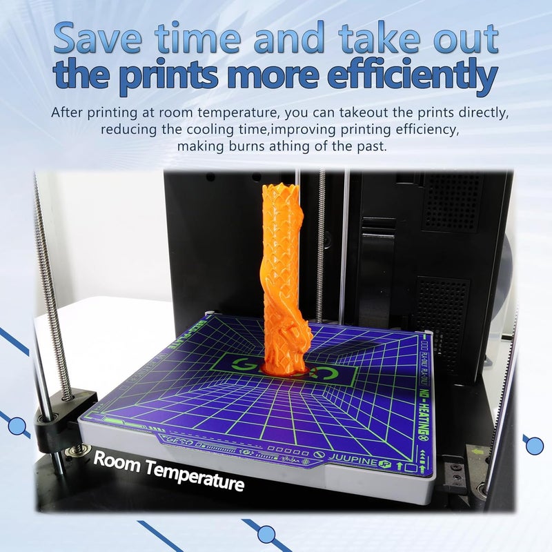 Wefuit 0°C Printing Geco Plate 235X235MM Build Plate PLA Cold Plate (No Heating) for Flashforge Adventurer 5M/5M Pro/AD5X/K1/K1C/Ender 3 S1/Ender 3/3 Pro/Ender 3 V2/3 Neo/Neptune 4/3 Pro 3D Printer. - Image 4
